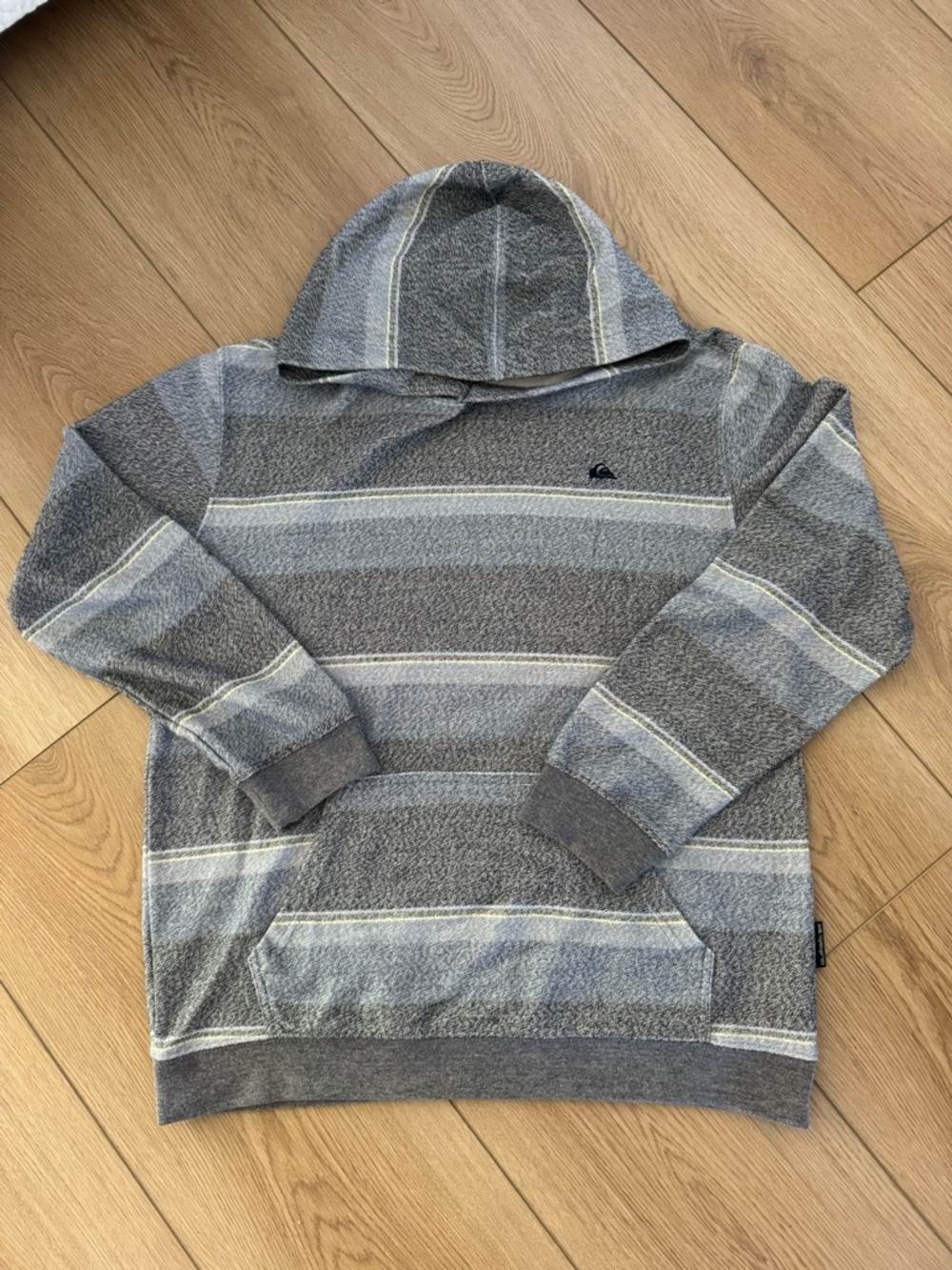Quiksilver Great Otway Yard Dyed Striped Lightweight Striped Hoodie
